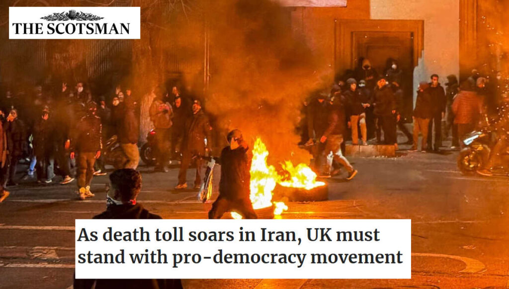 إليك صياغة صحفية جديدة ومحكمة للتقرير، تدمج بين افتتاحية "ذا سكوتسمان" ومقابلة "نيوزماكس"، مع الحفاظ على دقة المصطلحات والرسائل السياسية. "ذا سكوتسمان"حظر "حرس النظام" واجب أخلاقي.. ورجوي تقدم "البديل الديمقراطي" لإنهاء الجحيم في دعوة صريحة لإنهاء سياسة التردد، وضعت صحيفة "ذا سكوتسمان" البريطانية الحكومة في لندن أمام استحقاق تاريخي