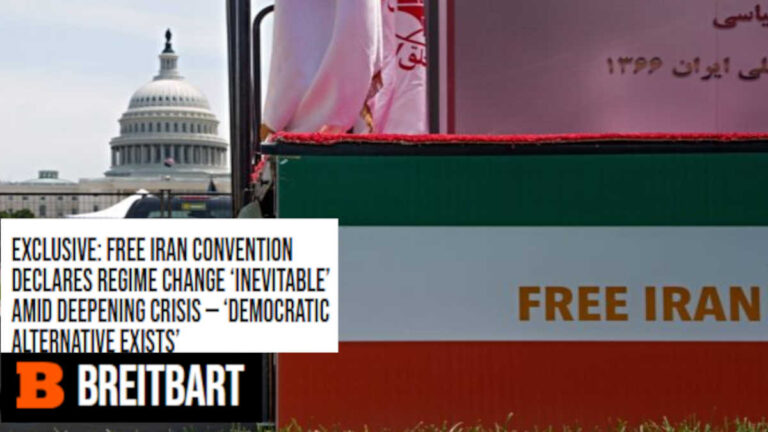 برايت بارت: المقاومة الإيرانية تشن هجوماً واسعاً على مقر خامنئي في طهران نشر موقع برايت بارت (Breitbart) الإخباري تقريراً م يسلط الضوء على تبني منظمة مجاهدي خلق الإيرانية هجوماً منسقاً استهدف المقر الرئيسي لعلي خامنئي وسط طهران