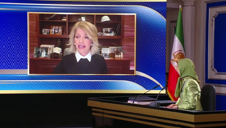 السفيرة كارلا ساندز تدعو للاعتراف بالحكومة المؤقتة وتؤكد: الحل يكمن في الطريق الثالث تزامناً مع الإجماع الدولي المتزايد حول ضرورة إحداث تغيير جذري في إيران، شهد المؤتمر الدولي «إيران: منعطف تاريخي، دعم الحكومة المؤقتة