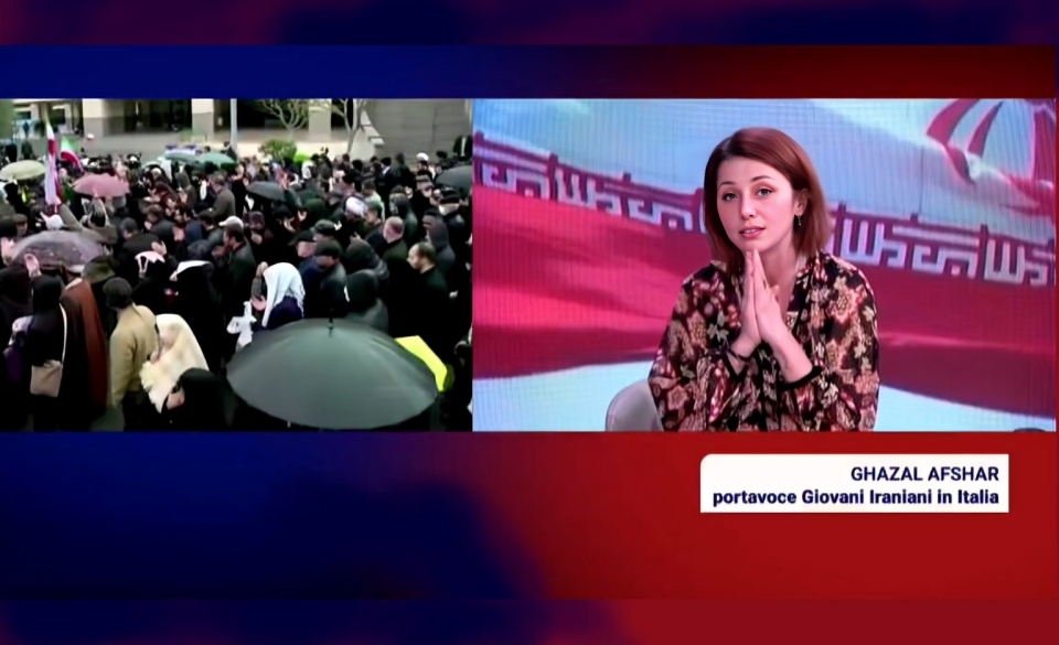 غزال أفشار لـ راي نيوز: إيران تعيش لحظة فاصلة، والحل في دعم المقاومة ورفض العودة لدكتاتورية الشاه استضافت قناة راي نيوز الإيطالية، غزال أفشار، ممثلة جمعية الشباب الإيرانيين في إيطاليا،