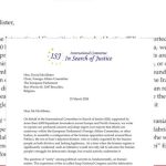 اللجنة الدولية للبحث عن العدالة: محاولة فرض ابن الشاه المخلوع تقوض المقاومة ضد النظام الإيراني وتخدم الاستبداد وجهت اللجنة الدولية للبحث عن العدالة (ISJ) رسالة حاسمة إلى ديفيد مكاليستر