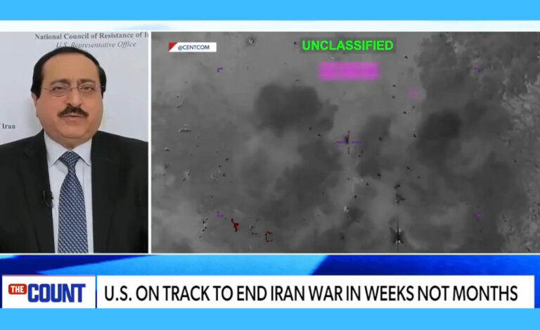 علي رضا جعفرزاده لـ نيوزماكس: وحدات المقاومة تدك مقر خامنئي، والبديل الديمقراطي جاهز لإسقاط النظام الإيراني استضافت شبكة نيوزماكس الإخبارية الأمريكية السيد علي رضا جعفرزاده، نائب مدير المكتب التمثيلي للمجلس