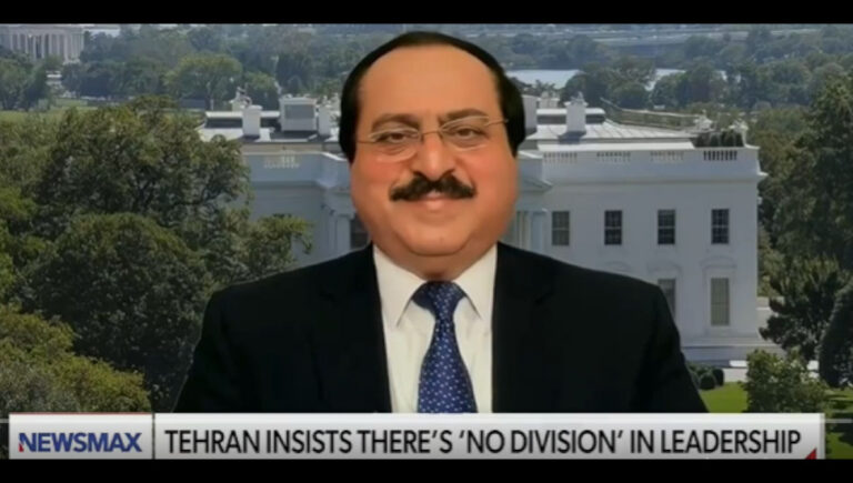 نيوزماكس: مستقبل إيران تصنعه المقاومة برفض نظام الشاه ودكتاتورية الولي الفقيه في مقابلة تلفزيونية مع قناة نيوزماكس ، أكد علي رضا جعفرزاده، نائب مدير المكتب التمثيلي للمجلس الوطني للمقاومة الإيرانية