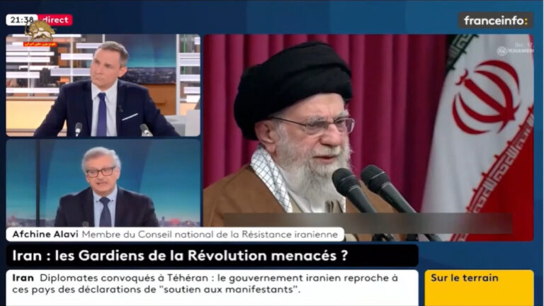 تلفزيون فرانس إنفو: الإيرانيون يرفضون ديكتاتوريات الماضي والحاضر، وحملات مضللة لتلميع صورة ابن الشاه عقد تلفزيون فرانس إنفو ندوة حوارية خاصة لمناقشة مسار الانتفاضة الشعبية في إيران