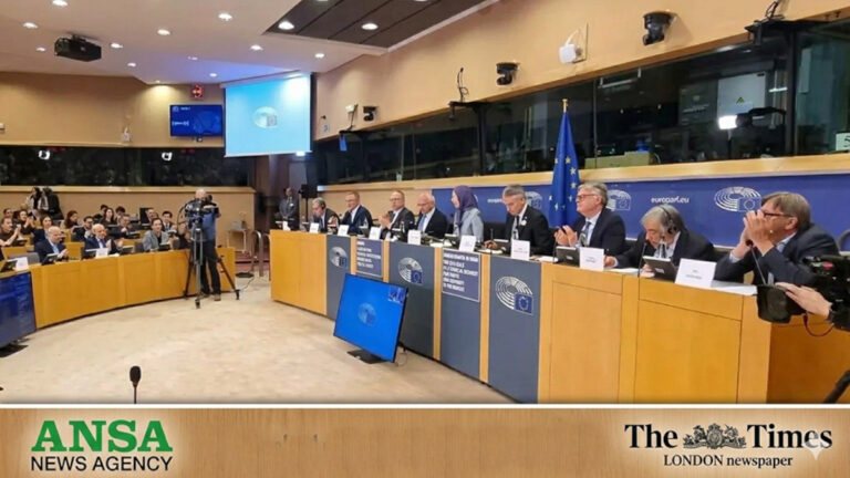 التايمز اللندنية: مريم رجوي تندد بالصمت الأوروبي ذكرت صحيفة تايمز (The Times) اللندنية في تقرير لها أن السيدة مريم رجوي، وفي خطابها أمام البرلمان الأوروبي، وصفت صمت القادة الأوروبيين