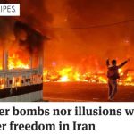 ستارز آند سترايبس: لا قنابل ولا أوهام ستجلب حرية لإيران.. الحل بيد الشعب والمقاومة نشرت صحيفة ستارز آند سترايبس الأمريكية مقالاً تحليلياً للبرلماني الأوروبي السابق، ستروان ستيفنسون