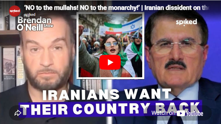 سبايكد: النظام الإيراني في أضعف مراحله التاريخية، وإرادة الشعب تسقط أوهام ابن الشاه والملالي معاً استضاف الكاتب والصحفي البريطاني البارز بريندان أونيل، عبر البودكاست السياسي المرموق سبايكد (Spiked)، السيد علي صفوي
