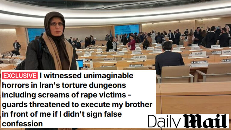 صحيفة ديلي ميل : سجينة سياسية تكشف أهوال التعذيب الممنهج والاغتصاب في سجون الإيرانية في شهادة مروعة تعكس حجم التوحش الممنهج داخل أقبية النظام الإيراني، نشرت صحيفة ديلي ميل البريطانية تقريراً تفصيلياً يستند