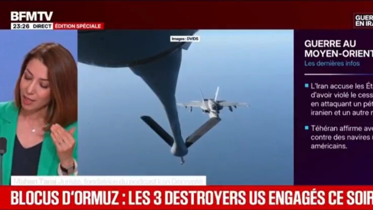 BFMTV: الصمت الغربي يغذي إعدامات طهران، والحل يكمن في المقاومة المنظمة لإسقاط النظام في مداخلة تلفزيونية عبر قناة BFMTV الفرنسية، قدمت الخبيرة في الشؤون الإيرانية، ماهان تاراج، تحليلاً شاملاً للمشهد الإيراني المعقد