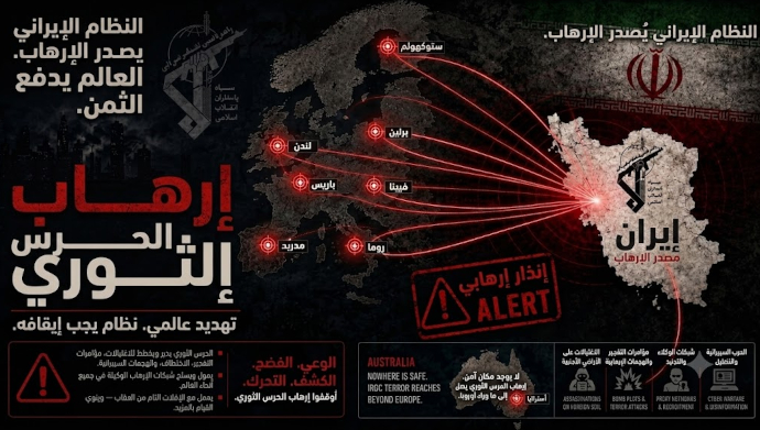 ثمن الاسترضاء: كيف صنعت سياسات الغرب مناعة النظام الإيراني ضد العقاب في 24 حزيران/يونيو 2026، كشف رئيس جهاز الاستخبارات الداخلية الأسترالية عن واقع صادم ومقلق؛ إذ استخدم حرس النظام