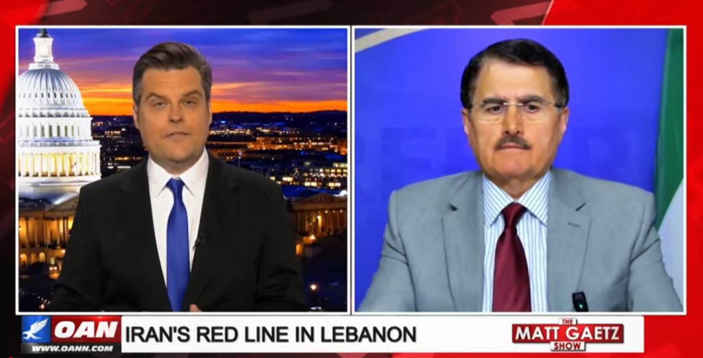 تغيير حقيقي يصنعه الشعب والمقاومة المنظمة، والمراهنة على الضربات الخارجية وهم سقط في مقابلة بارزة أجراها النائب والمنشط السياسي الأمريكي