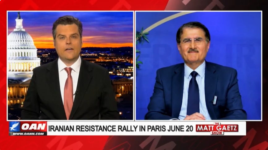 علي صفوي: مهادنة الولي الفقيه خطرٌ على الاستقرار وبقاءُ النظام مرهونٌ بالقمع بثت شبكة ون أمريكا نيوز الإخبارية مقابلة تلفزيونية مع عضو لجنة الشؤون الخارجية في المجلس الوطني للمقاومة الإيرانية