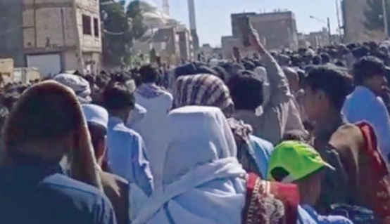 احتجاجات وتحركات شعبية في مدن بلوشستان