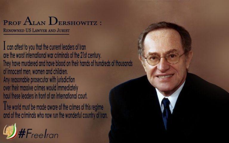 PROF ALAN DERSHOWITZ : renowned us lawyer and jurist