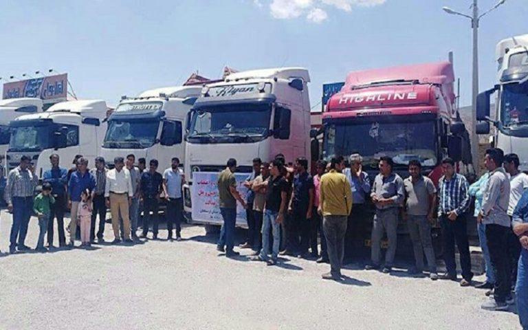 Iran truck drivers