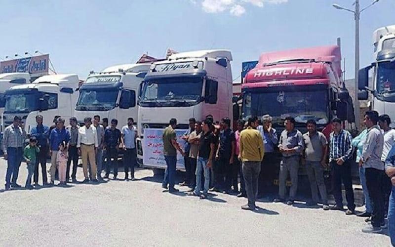 Truck drivers strike
