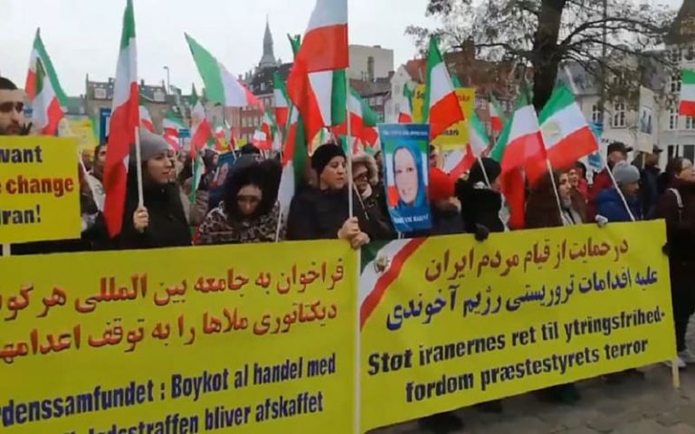 MEK/PMOI supporters called on EU to blacklist the Iranian MOIS