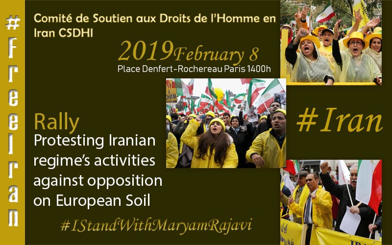 Iranian opposition supporters