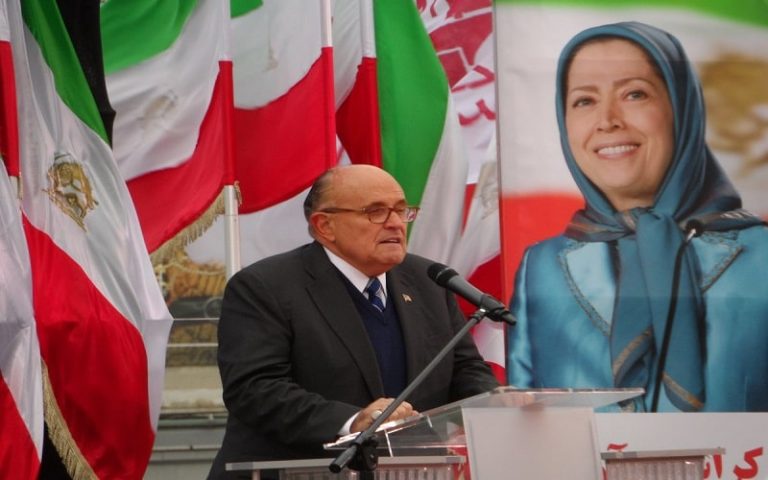 Iranian opposition rally in Warsaw against Iran's regime