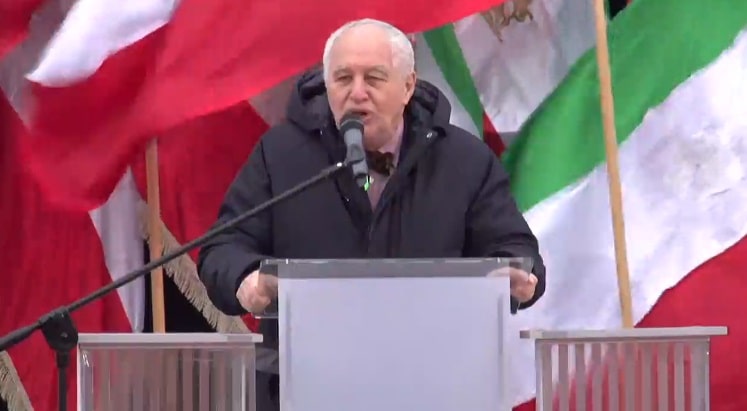 Iranian opposition rally in Warsaw against Iran's regime