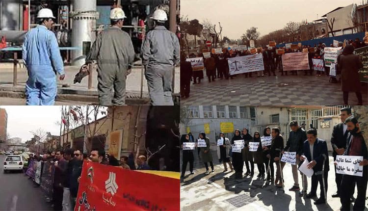 Continuation of the popular protests on the eve of the New Year in Iran