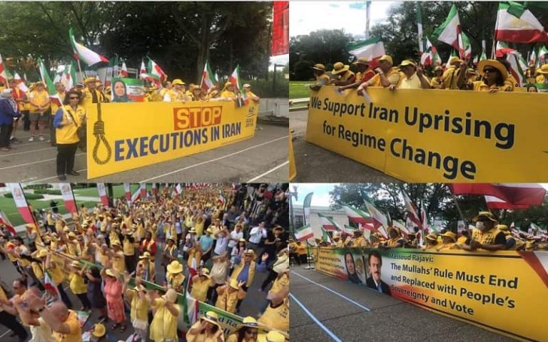Iranian opposition march in Washington D.C