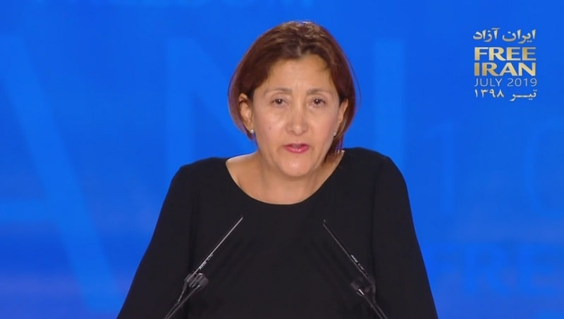 Ingrid Betancourt-Free Iran Rally