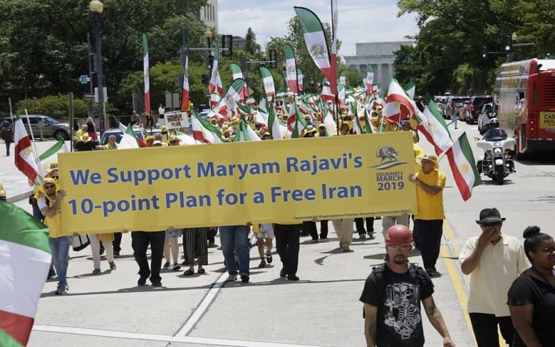 Free Iran rally by MEK