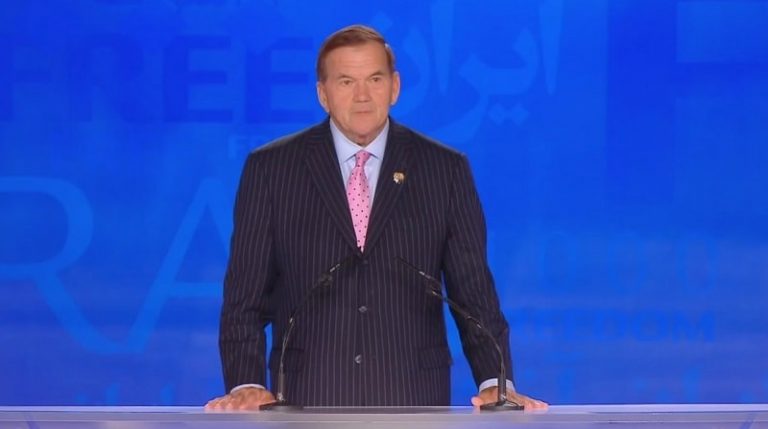 U.S. Governor Tom Ridge announced his support for the Iranian people and their resistance under the leadership of Ms. Maryam Rajavi for a free Iran