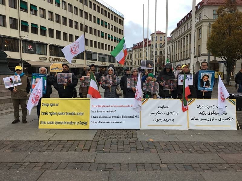 MEK supporters in Europe held rallies in support of Iranian people