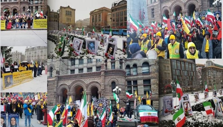 Supporters of PMOI/MEK across the world Rally in Solidarity with Iran Protests