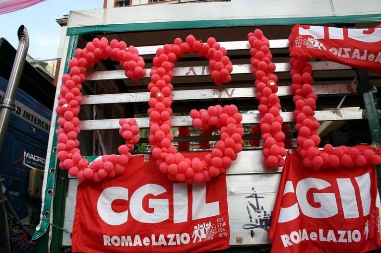 Support of General Italian Confederation of Labour-CGIL for Iran protests in November
