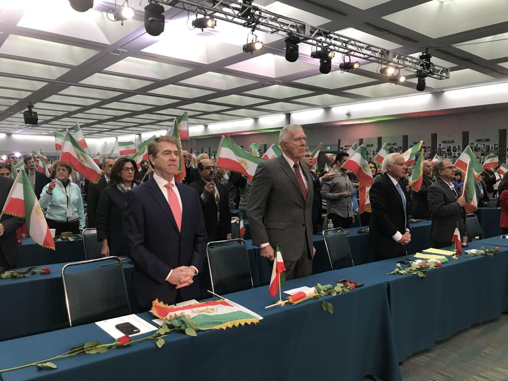 Iranian Americans gather in California to protest regime