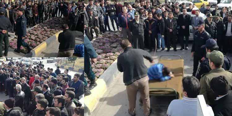 Human Rights abuses continue in Iran. oung man flogged in Iran