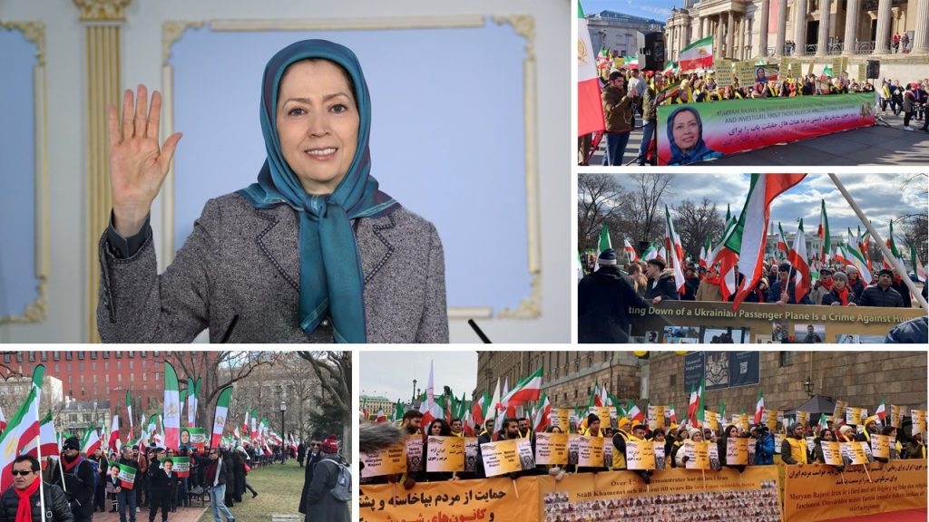 Iranians NCRI and PMOI/MEK supporters held rallies across the globe marking the anniversary of anti-monarchic 1979 revolution & in support of Iran Protests. 
