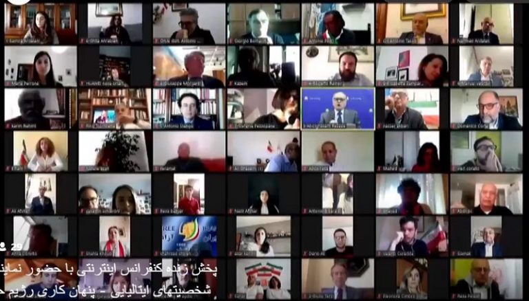 On Thursday, the National Council of Resistance of Iran, held an online conference, over Iran's regime cover-up of the coroanvirus outbreak in Iran.