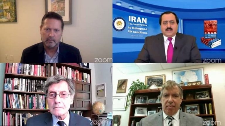 NCRI-U.S. Webinar: The necessity to re-impose UN sanctions on the Iranian regime