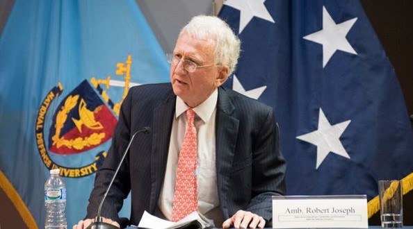 Amb. Robert Joseph, former Undersecretary of State for Arms Control and International Security addressed a press conference on March 2, 2021, to elaborate upon the latest disclosures from the International Atomic Energy Agency(IAEA) regarding undeclared prior nuclear activities in Iran.