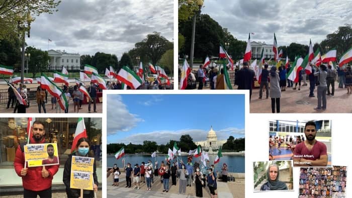 Demonstrations by Supporters of the Iranian Resistance in the United States and Europe in Protest of the Execution of Navid Afkari
