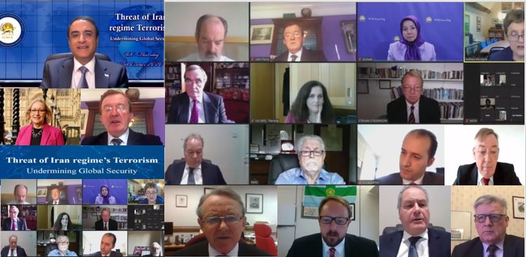 London, Thursday, October 15, 2020: The National Council of Resistance of Iran (NCRI) held an online conference in the U.K. Parliament. The event focused on the regime's support for global terrorism that continues to threaten world security to this day.