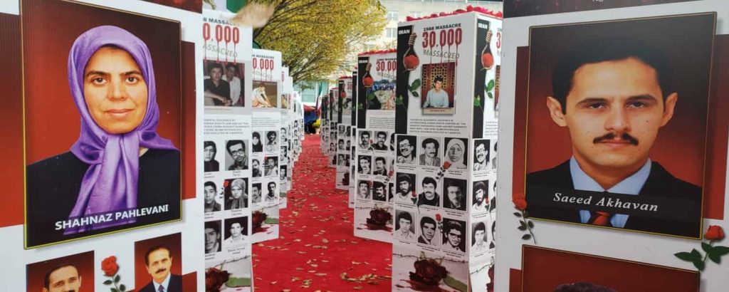 The photo exhibition held on Iran's regime crime against Iranian people in Washington DC in front of the U.S. State Department - October 21, 2020-3