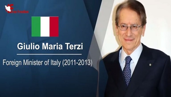 Giulio Terzi, Foreign Minister of Italy (2011-2013) addressed an online global conference on the conviction of Iran's diplomat-terrorist Assadollah Assadi by a Belgian court for attempting to bomb the 2018 Free Iran gathering in Paris.