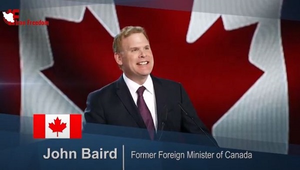 John Baird, former Foreign Minister of Canada addressed an online global conference on the conviction of Iran's diplomat-terrorist Assadollah Assadi by a Belgian court for attempting to bomb the 2018 Free Iran gathering in Paris.