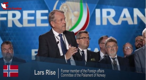 Lars Rise, former Norwegian MP addressed an online global conference on the conviction of Iran's diplomat-terrorist Assadollah Assadi by a Belgian court for attempting to bomb the 2018 Free Iran gathering in Paris.