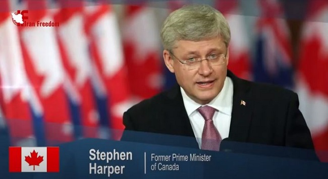 Stephen Harper, former Prime Minister of Canada addressed an online global conference on the conviction of Iran's diplomat-terrorist Assadollah Assadi by a Belgian court for attempting to bomb the 2018 Free Iran gathering in Paris.