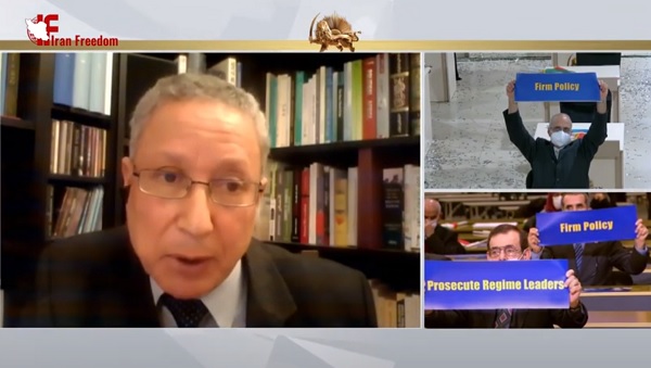 Tahar Boumedra, addressed an online global conference on the conviction of Iran's diplomat-terrorist Assadollah Assadi by a Belgian court for attempting to bomb the 2018 Free Iran gathering in Paris.