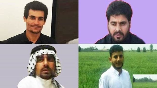 Iran executed four political prisoners from the Ahvazi Arab minority on Sunday, February 28, 2021, in Sepidar prison, Ahvaz, Khuzestan Province.