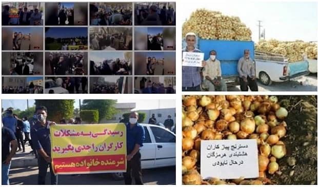 Across Iran, farmers and factory workers have been protesting high prices and unpaid salaries that leave farmers struggling to make money from their businesses and factory workers unable to afford food to put on their table.