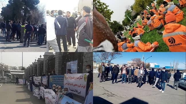 Protests are continuing in Iran, according to reports by the People’s Mojahedin Organization of Iran (PMOI/MEK), and the people taking part are from all across society.