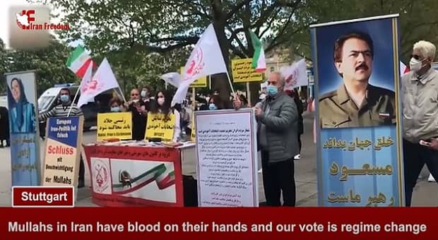 On May 23, 2021, Iranian supporters of the People’s Mojahedin Organization of Iran(PMOI/MEK) and the National Council of Resistance of Iran(NCRI) held rallies in Vienna, Munich and Stuttgart against the dictatorship in Iran.